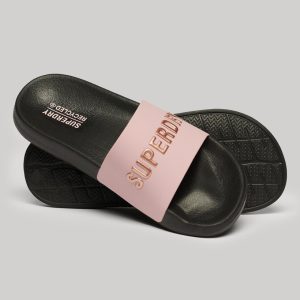 Vegan Code Logo Pool Sliders