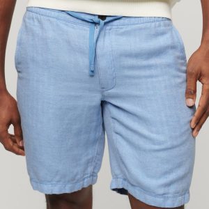 Drawstring Linen Shorts