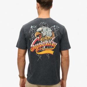 Biker Rock Graphic Loose T-Shirt