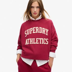 Athletic Essentials Oversized Applique Sweatshirt