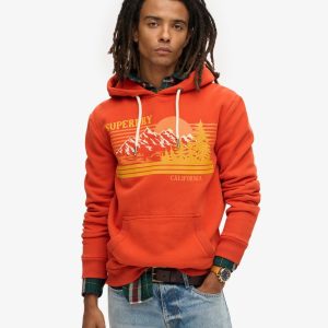 Outdoor Graphic Stripe Hoodie