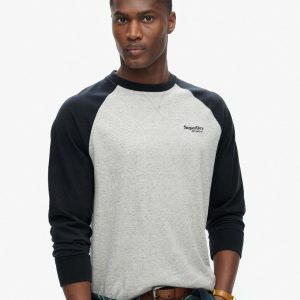 Essential Logo Baseball Long Sleeve Top