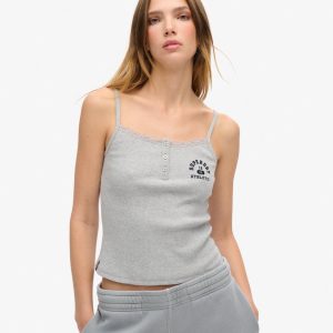 Athletic Essentials Graphic Button Cami