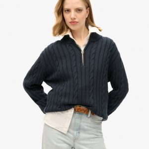 Knitted Rugby Henley Jumper