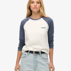 Essential Logo Long Sleeve Baseball Top