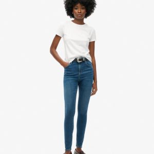 Organic Cotton High Rise Skinny Denim Jeans