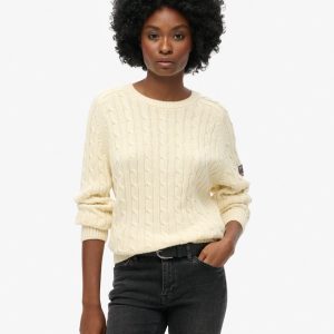 Slouchy Cable Knit Jumper