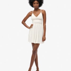 Jersey Lace Mini Dress