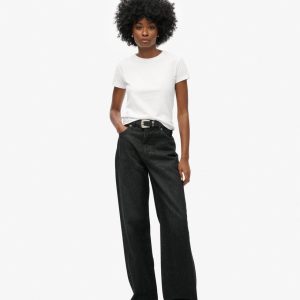 Organic Cotton Wide Leg Jeans