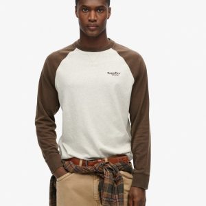 Essential Logo Baseball Long Sleeve Top