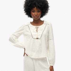 Ibiza Long Sleeve Beach Blouse