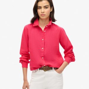 Casual Linen Boyfriend Shirt