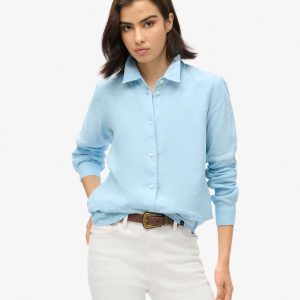 Casual Linen Boyfriend Shirt