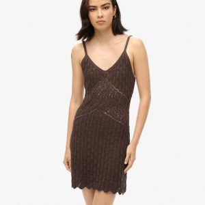 Crochet Cami Mini Dress