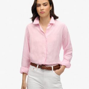 Casual Linen Boyfriend Shirt
