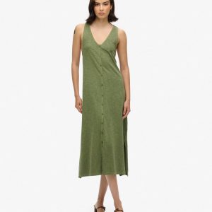 Beach Jersey Midi Dress