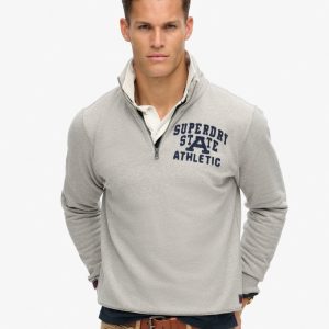 Vintage Athletic Zip Half-Zip Jumper