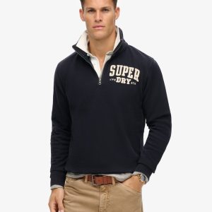 Vintage Athletic Zip Half-Zip Jumper