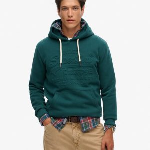 Embossed Graphic Hoodie