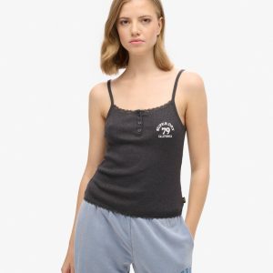 Athletic Essentials Button Down Cami Top