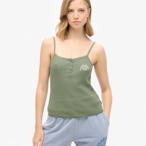 Athletic Essentials Button Down Cami Top