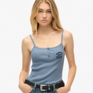 Athletic Essentials Button Down Cami Top