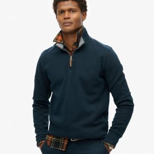 Core Pique Half Zip Sweatshirt