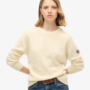 Slouchy Knitted Crew Jumper