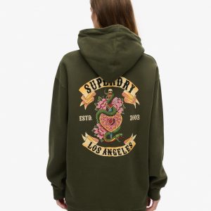 Tattoo Rhinestone Hooded Dress