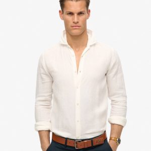 Casual Linen Long Sleeve Shirt