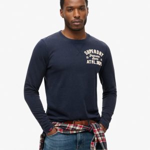 Vintage Athletic Long Sleeve Top