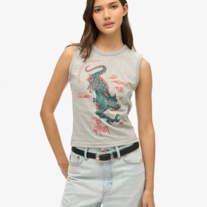 Superdry x Komodo Kailash Dragon Slim Vest Top