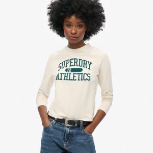 Athletic Essentials Ringer Slim Long Sleeved Top