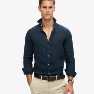 Casual Linen Long Sleeve Shirt