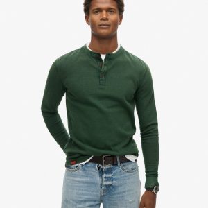 Vintage Textured Grandad Top