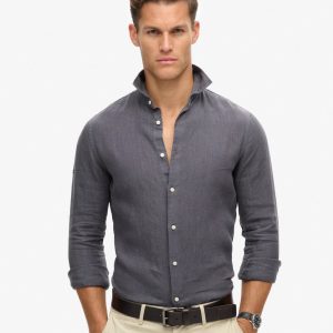Casual Linen Long Sleeve Shirt