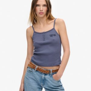 Athletic Essentials Graphic Button Cami