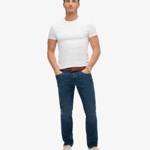 Organic Cotton Vintage Slim Straight Jeans