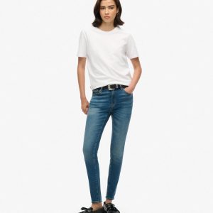 Organic Cotton Vintage Mid Rise Skinny Jeans