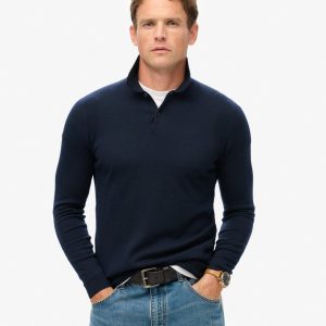 Merino Long Sleeve Polo Jumper