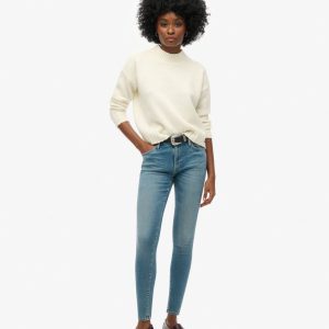 Organic Cotton Vintage Mid Rise Skinny Jeans