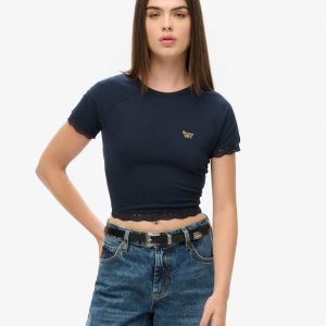 90s Lace Trim T-Shirt