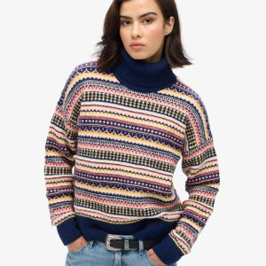 Textured Stripe Pattern Jumper