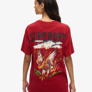 Oversized Tattoo Graphic T-Shirt