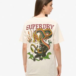 Oversized Tattoo Graphic T-Shirt