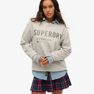 Oversized Surplus Graphic Crew Sweatshirt