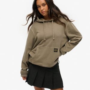 Oversized Contrast Stitch Hoodie