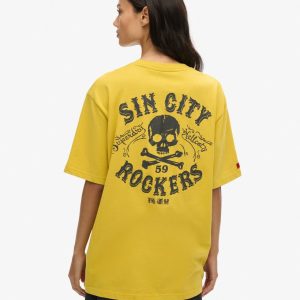 Oversized Lo-fi Punk Graphic T-Shirt