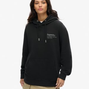 Oversized Core Logo City Hoodie