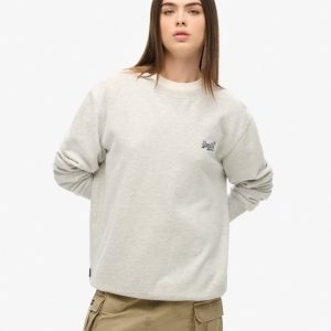 Oversized Essential Logo Crew Sweatshirt